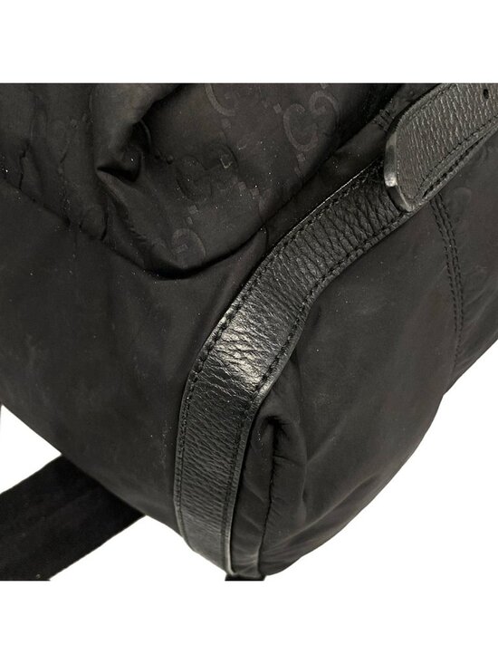 Gucci Backpack GG Pattern Black Leather main image 7